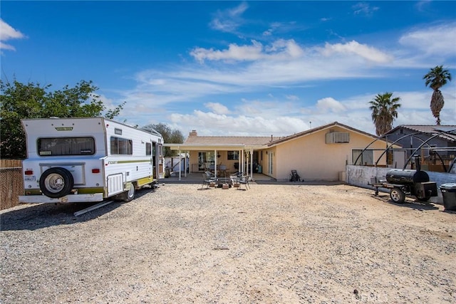 view of back of property