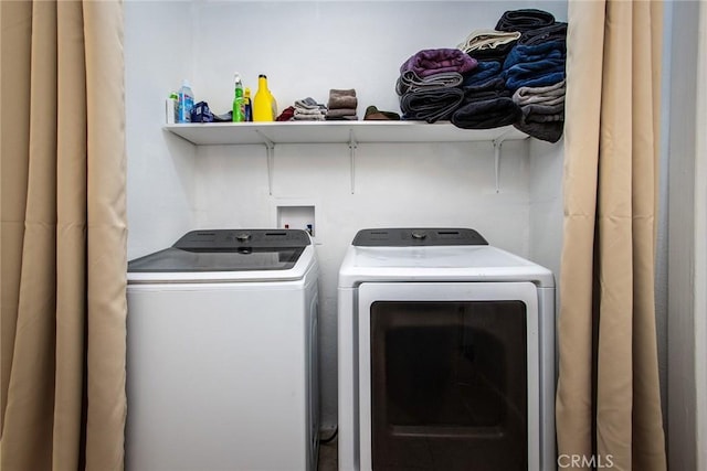5750 Hall Ln Unit 29, Palms, CA 92277 - laundry area with independent washer and dryer