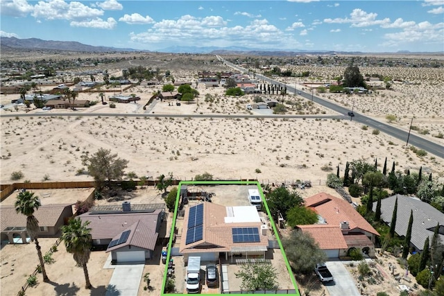 5750 Hall Ln Unit 29, Palms, CA 92277 - drone / aerial view featuring view of desert and a mountain view