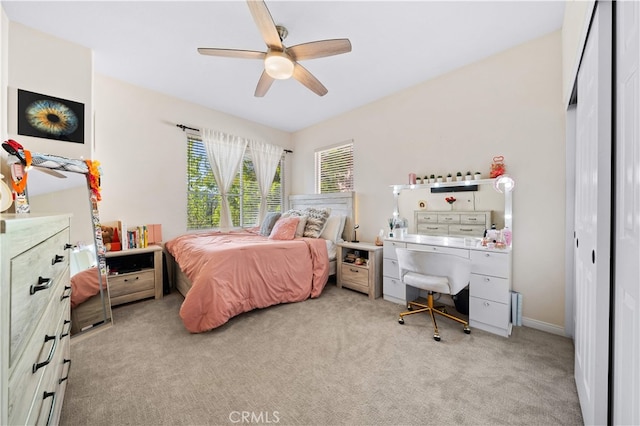 5 Westchester Ct, Coto De Caza, CA 92679 - carpeted bedroom with a ceiling fan