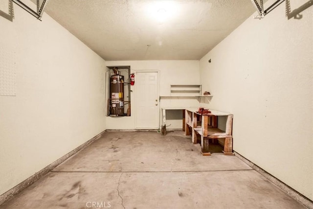 60803 Division St, Joshua Tree, CA 92252 - garage with secured water heater and baseboards