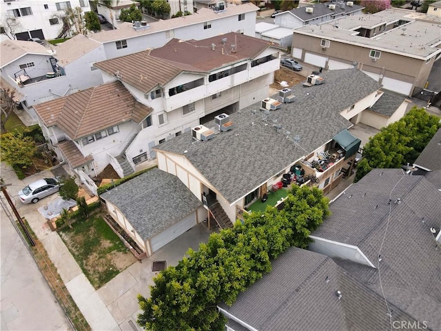 bird's eye view featuring a residential view