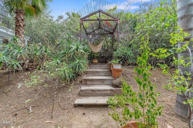 view of stairway