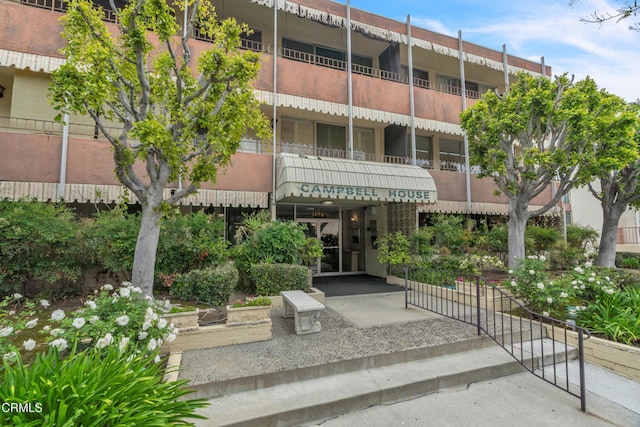 view of property
