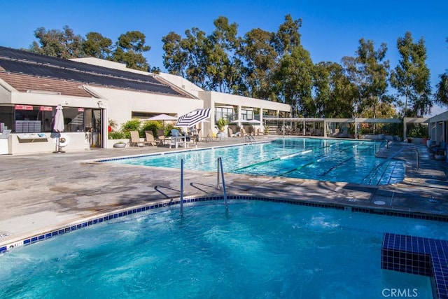 pool featuring a patio