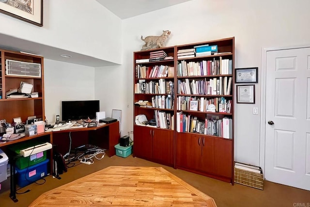 view of office area