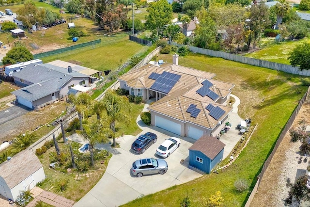 drone / aerial view