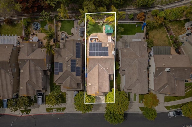 1752 Cottonwood Dr, Vista, CA 92081 - aerial overview of property's location with property parcel outlined