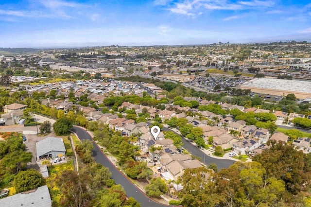 1752 Cottonwood Dr, Vista, CA 92081 - aerial overview of property's location featuring nearby suburban area