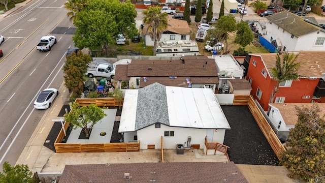 aerial view featuring a residential view