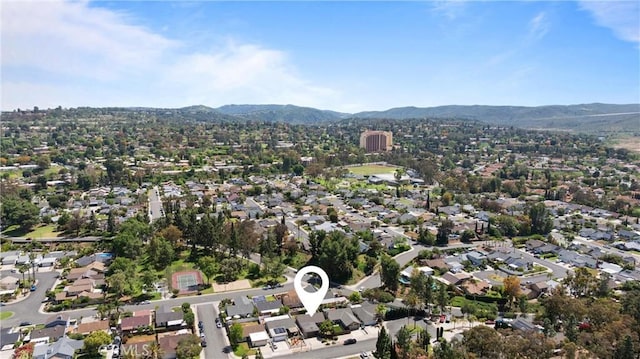 22352 Torino, Laguna Hills, CA 92653 - aerial view of property and surrounding area featuring mountains and nearby suburban area