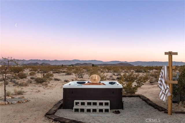 property view of mountains with view of desert