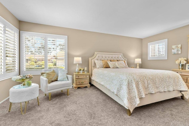bedroom featuring carpet floors