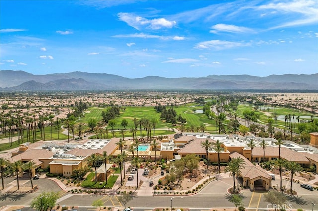 37388 Medjool, Palm Desert, CA 92211 - aerial view of residential area with a golf course and a water and mountain view