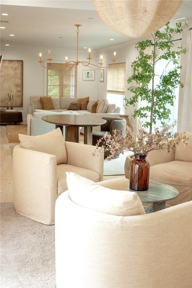 view of community lobby
