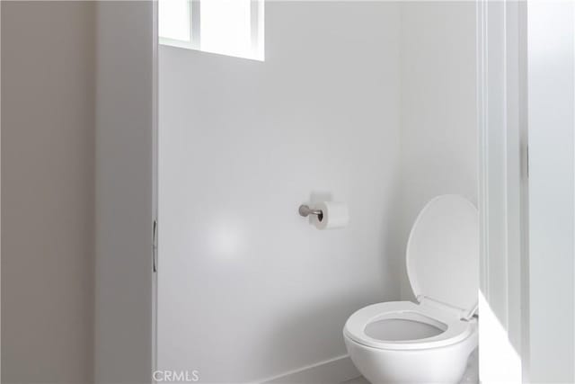 bathroom with toilet