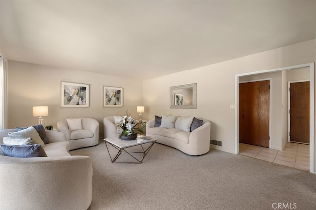 451 W Foothill Blvd, Arcadia, CA 91006 - living area featuring light colored carpet and light tile patterned floors