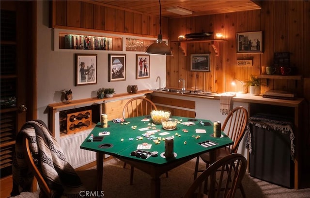 278 Mittry Ln, Lake Arrowhead, CA 92352 - playroom featuring wooden ceiling and wooden walls