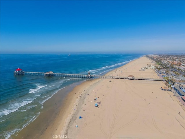 21122 Amberwick Ln, Huntington Beach, CA 92646 - property view of water featuring a view of the beach