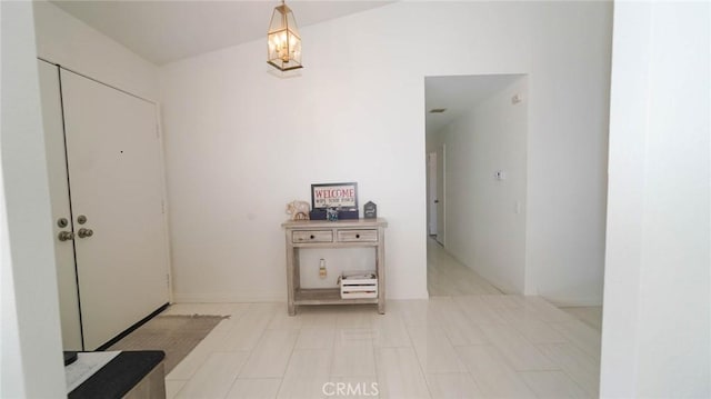 view of foyer entrance