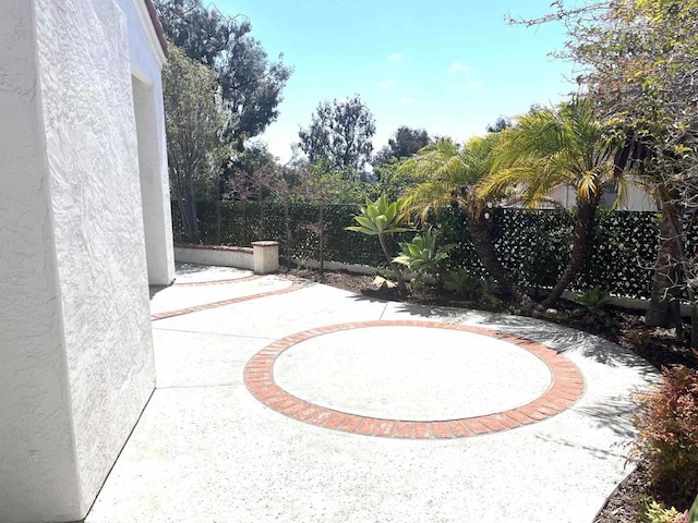 view of patio / terrace featuring a fenced backyard