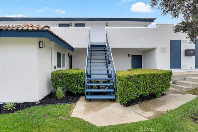 615 Calle Campana, San Clemente, CA 92673 - doorway to property featuring stucco siding