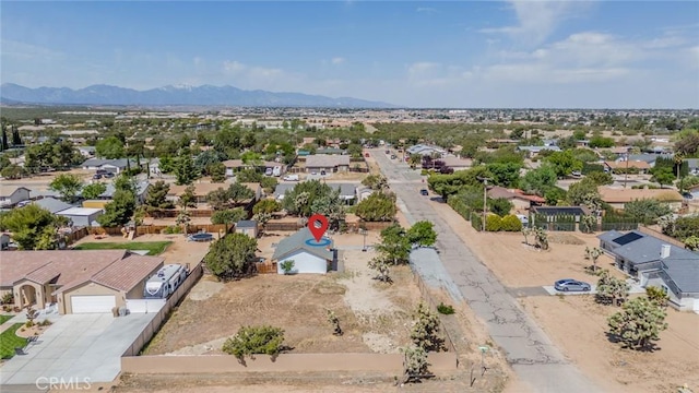 7120 Lyons Ave, Hesperia, CA 92345 - aerial view featuring a mountain view and a residential view