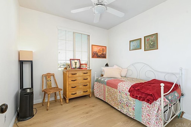3524 Lone Pine Ln, San Marcos, CA 92078 - bedroom featuring a ceiling fan, baseboards, and wood finished floors