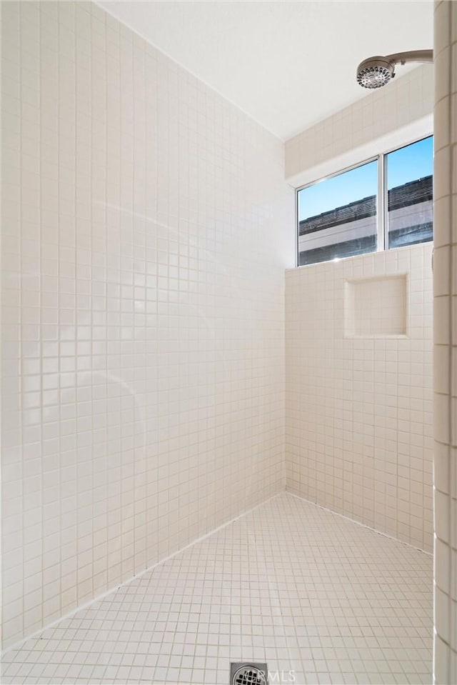 101 Fairlane Rd, Laguna Niguel, CA 92677 - bathroom with tile patterned floors and a tile shower