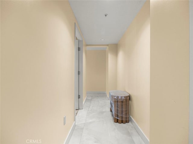 hall with baseboards
