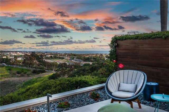 303 Calle Paisano, San Clemente, CA 92673 - view of balcony at dusk