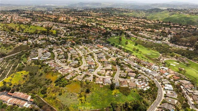 24052 Estacia Ave, Laguna Niguel, CA 92677 - bird's eye view featuring a mountain view, golf course view, and a residential view