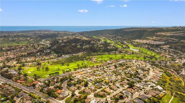 24052 Estacia Ave, Laguna Niguel, CA 92677 - drone / aerial view with a water view, golf course view, and a residential view