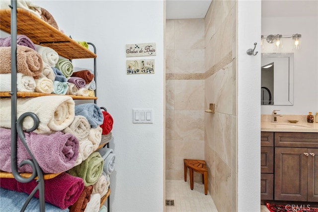 1316 Via Ln, Ranchita, San Marcos, CA 92069 - full bath with vanity and tiled shower