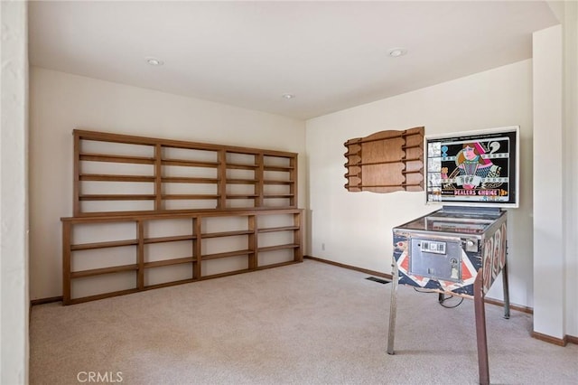 32424 Snowshoe Ln, Running Springs, CA 92382 - interior space featuring carpet floors and baseboards