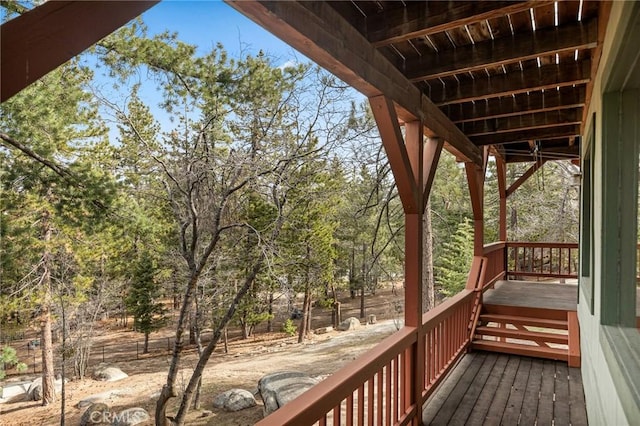 32424 Snowshoe Ln, Running Springs, CA 92382 - view of deck