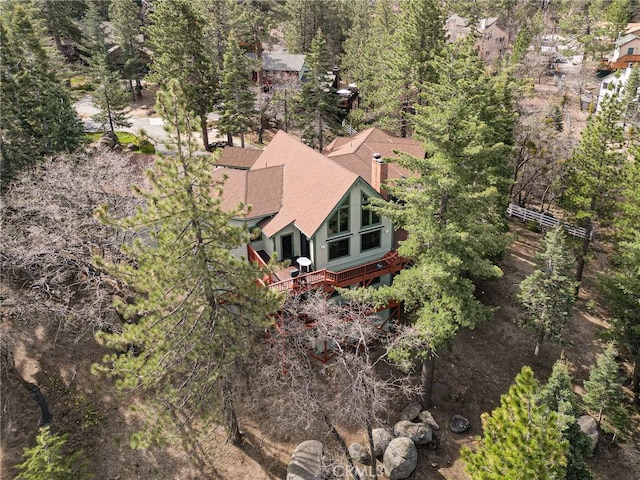 32424 Snowshoe Ln, Running Springs, CA 92382 - birds eye view of property