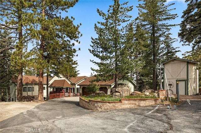 32424 Snowshoe Ln, Running Springs, CA 92382 - view of front of property with covered porch