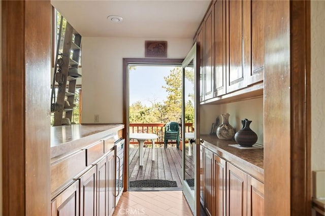 32424 Snowshoe Ln, Running Springs, CA 92382 - interior space featuring light wood finished floors