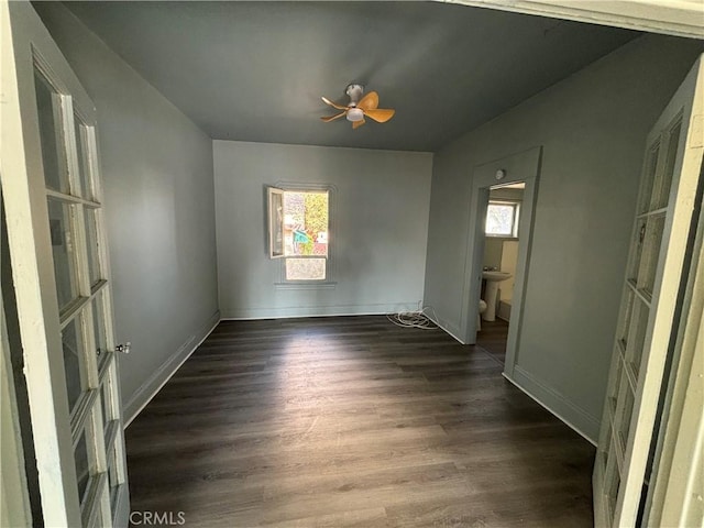 3499 Lemon St, Riverside, CA 92501 - interior space featuring a healthy amount of sunlight, baseboards, and dark wood finished floors