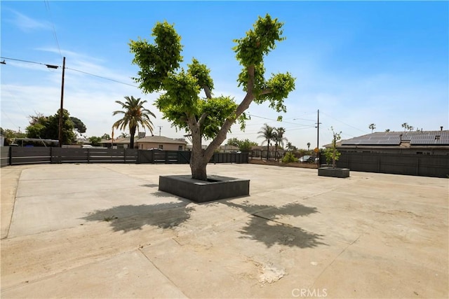 view of patio with fence