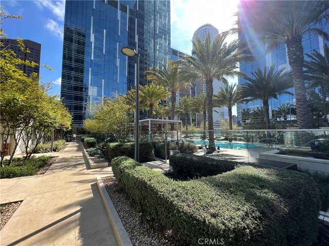 view of home's community with a swimming pool