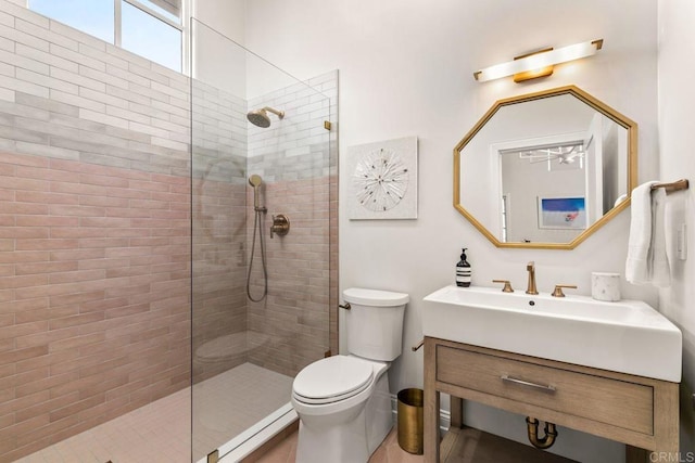 17182 Camino Acampo, Rancho Santa Fe, CA 92067 - full bath with a walk in shower, toilet, and vanity