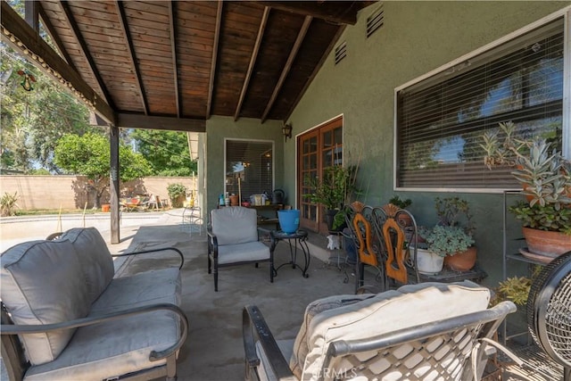 view of patio