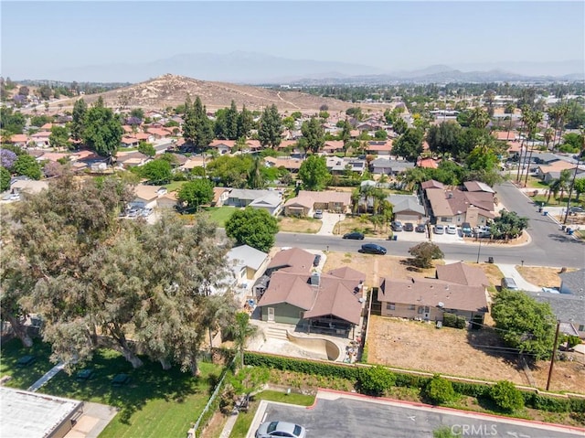 9810 Sharon Ave, Riverside, CA 92503 - aerial view of residential area featuring a mountainous background
