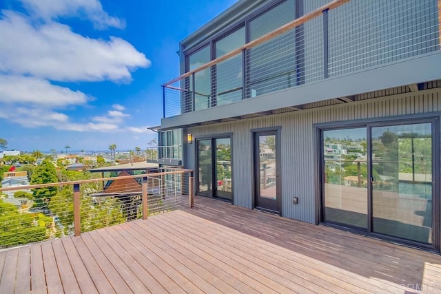view of deck