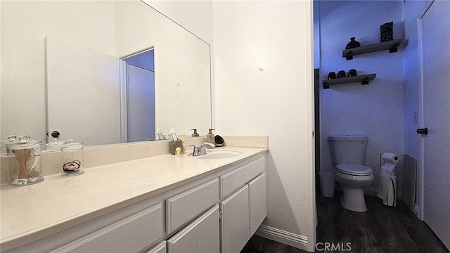 1921 Glenoaks Blvd Unit 196, San Fernando, CA 91340 - bathroom featuring vanity and wood finished floors