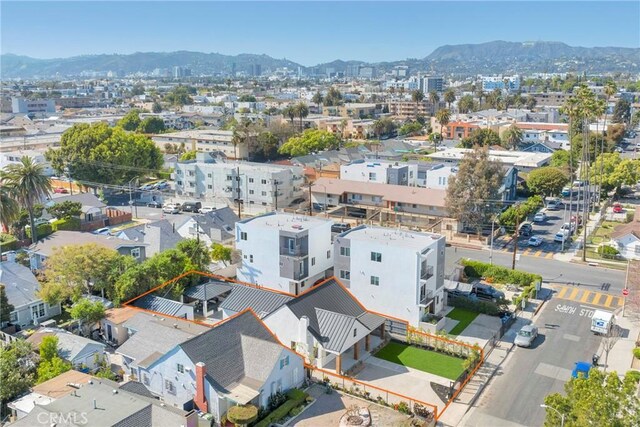 335 N Harvard Blvd, Los Angeles, CA 90004 - drone / aerial view of a mountainous background