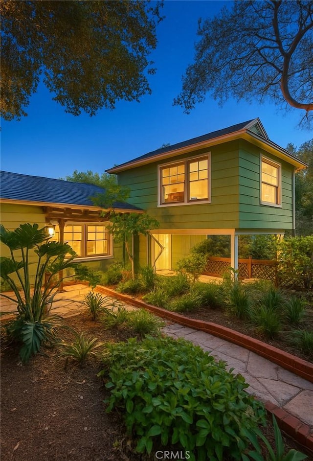 view of side of home