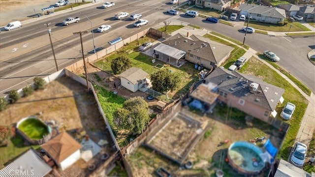 4185 E Turner Ave, Fresno, CA 93702 - bird's eye view with a residential view